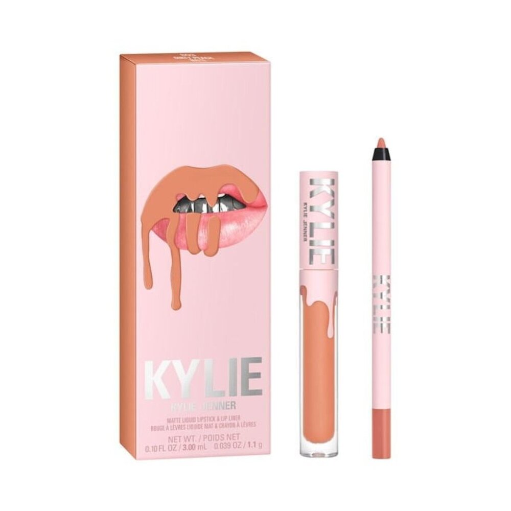 Kylie Cosmetics Dirty Peach Matte Lip Kit NIB
